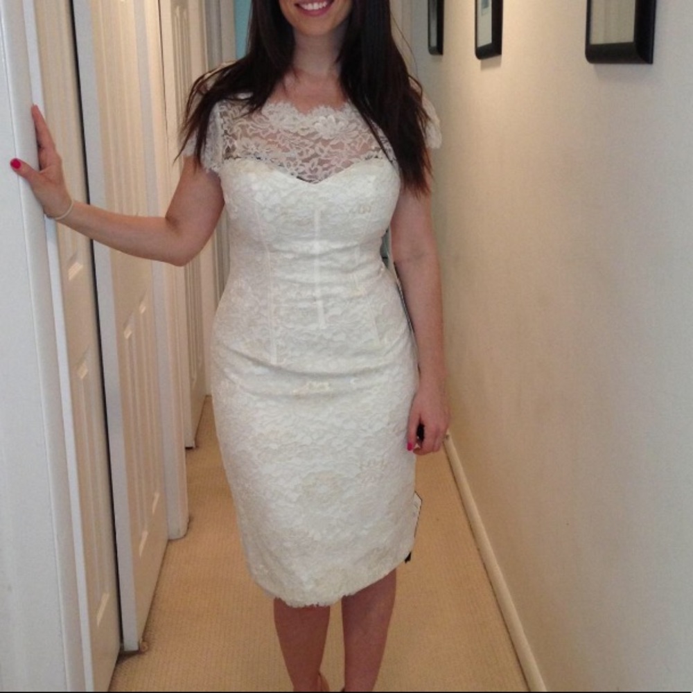 Monique Lhuillier Lace Dress